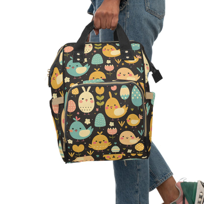 Baby birds - Embrace Global Parenting Cultures with Our One-of-a-Kind Designs Multifunctional Diaper Backpack