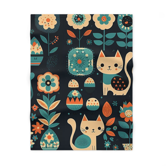 Persian Cats by Brandon Mclain, Soft Fleece Blanket (c)BrandonMclain2024