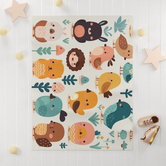 Baby Birds by Brandon Mclain, Soft Fleece Baby Blanket (c)BrandonMclain2024