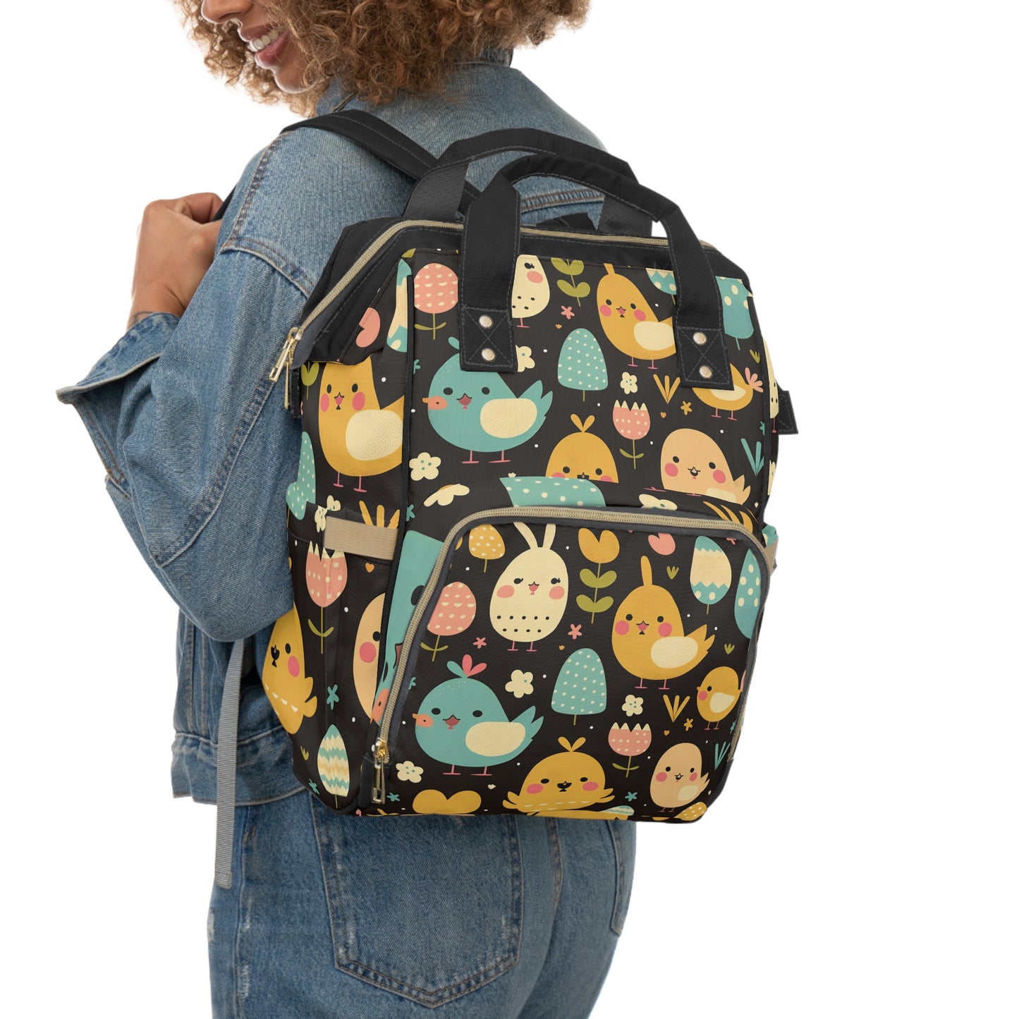 Baby birds - Embrace Global Parenting Cultures with Our One-of-a-Kind Designs Multifunctional Diaper Backpack