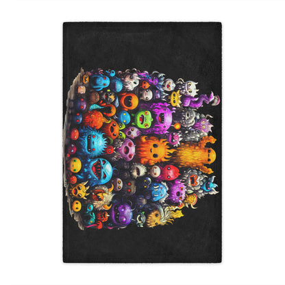 Video Game friends Graffiti Style by Brandon Mclain, Blanket Ultra-Soft Microfiber Fleece in 3 Sizes (c)BrandonMclain2024