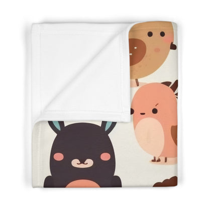 Baby Birds by Brandon Mclain, Soft Fleece Baby Blanket (c)BrandonMclain2024