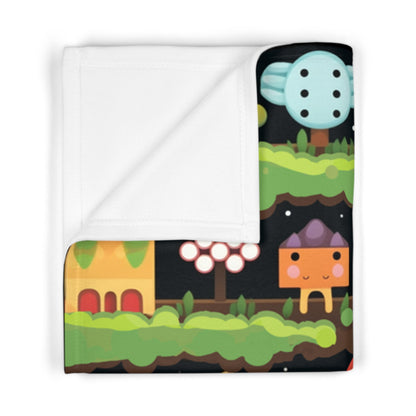 Future Video Gamer by Brandon Mclain, Soft Fleece Baby Blanket, (c)Brandon Mclain 2024