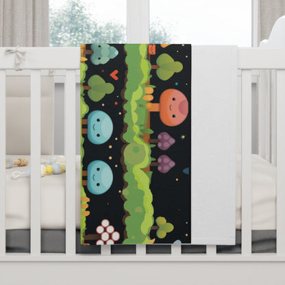 Future Video Gamer by Brandon Mclain, Soft Fleece Baby Blanket, (c)Brandon Mclain 2024